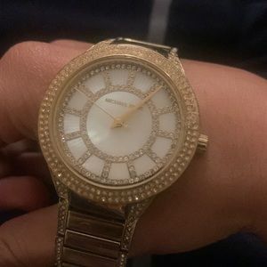 Michale Kors watch Liliane Pavé Gold Tone Watch
